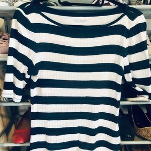Old Navy striped elbow sleeve top